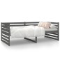 vidaXL Dormeuse Grigia 90x190 cm in Legno Massello di Pino vidaXL Dormeuse Grigia 90x190 cm in Legno Massello di Pino