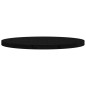 vidaXL Piano Tavolo Rotondo Nero Ø70x3 cm in Legno Massello di Pino