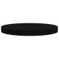 vidaXL Piano Tavolo Rotondo Nero Ø40x3 cm in Legno Massello di Pino