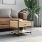 vidaXL Tavolino da Salotto Rovere Sonoma 50x50x50 cm Legno Multistrato
