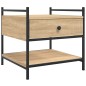 vidaXL Tavolino da Salotto Rovere Sonoma 50x50x50 cm Legno Multistrato