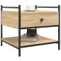 vidaXL Tavolino da Salotto Rovere Sonoma 50x50x50 cm Legno Multistrato