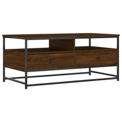 vidaXL Tavolino Salotto Rovere Marrone 100x51x45cm Legno Multistrato