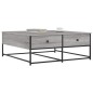 vidaXL Tavolino da Salotto Grigio Sonoma 100x99x40cm Legno Multistrato
