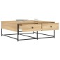 vidaXL Tavolino da Salotto Rovere Sonoma 100x99x40cm Legno Multistrato