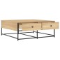 vidaXL Tavolino da Salotto Rovere Sonoma 100x99x40cm Legno Multistrato