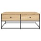 vidaXL Tavolino da Salotto Rovere Sonoma 100x99x40cm Legno Multistrato