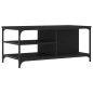 vidaXL Tavolino da Salotto Nero 100x50x45 cm in Legno Multistrato