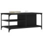 vidaXL Tavolino da Salotto Nero 100x50x45 cm in Legno Multistrato