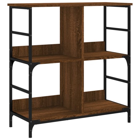 vidaXL Libreria Rovere Marrone 78,5x33x82 cm in Legno Multistrato