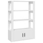 Credenza Bianca 80x30x119,5 cm in Legno Multistrato Credenza Bianca 80x30x119,5 cm in Legno Multistrato