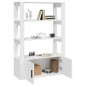 Credenza Bianca 80x30x119,5 cm in Legno Multistrato Credenza Bianca 80x30x119,5 cm in Legno Multistrato