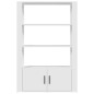 Credenza Bianca 80x30x119,5 cm in Legno Multistrato Credenza Bianca 80x30x119,5 cm in Legno Multistrato