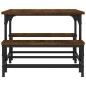 vidaXL Tavolino Salotto Rovere Marrone 100x50,5x40cm Legno Multistrato