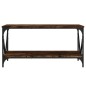vidaXL Tavolino da Salotto Rovere Fumo 90x50x45cm in Legno Multistrato
