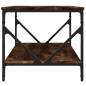 vidaXL Tavolino da Salotto Rovere Fumo 90x50x45cm in Legno Multistrato