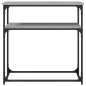 vidaXL Tavolino Consolle Grigio Sonoma 75x35,5x75 cm Legno Multistrato vidaXL Tavolino Consolle Grigio Sonoma 75x35,5x75 cm Legno Multistrato