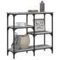 vidaXL Tavolo Consolle Grigio Sonoma 80x29x75 cm in Legno Multistrato vidaXL Tavolo Consolle Grigio Sonoma 80x29x75 cm in Legno Multistrato
