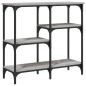 vidaXL Tavolo Consolle Grigio Sonoma 80x29x75 cm in Legno Multistrato vidaXL Tavolo Consolle Grigio Sonoma 80x29x75 cm in Legno Multistrato
