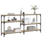 vidaXL Tavolo Consolle Rovere Sonoma 160x29x75 cm in Legno Multistrato