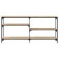 vidaXL Tavolo Consolle Rovere Sonoma 160x29x75 cm in Legno Multistrato
