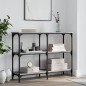vidaXL Tavolo Consolle Grigio Sonoma 100x29x75 cm in Legno Multistrato vidaXL Tavolo Consolle Grigio Sonoma 100x29x75 cm in Legno Multistrato
