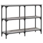 vidaXL Tavolo Consolle Grigio Sonoma 100x29x75 cm in Legno Multistrato vidaXL Tavolo Consolle Grigio Sonoma 100x29x75 cm in Legno Multistrato