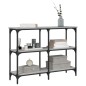 vidaXL Tavolo Consolle Grigio Sonoma 100x29x75 cm in Legno Multistrato vidaXL Tavolo Consolle Grigio Sonoma 100x29x75 cm in Legno Multistrato