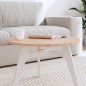 vidaXL Piano per Tavolo Ø60x1,5 cm Rotondo in Legno Massello di Faggio