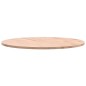 vidaXL Piano per Tavolo Ø60x1,5 cm Rotondo in Legno Massello di Faggio