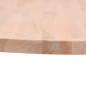 vidaXL Piano per Tavolo Ø40x4 cm Rotondo in Legno Massello di Faggio vidaXL Piano per Tavolo Ø40x4 cm Rotondo in Legno Massello di Faggio