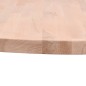 vidaXL Piano per Tavolo Ø60x4 cm Rotondo in Legno Massello di Faggio vidaXL Piano per Tavolo Ø60x4 cm Rotondo in Legno Massello di Faggio