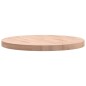 vidaXL Piano per Tavolo Ø60x4 cm Rotondo in Legno Massello di Faggio vidaXL Piano per Tavolo Ø60x4 cm Rotondo in Legno Massello di Faggio