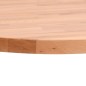 vidaXL Piano per Tavolo Ø60x2,5 cm Rotondo in Legno Massello di Faggio vidaXL Piano per Tavolo Ø60x2,5 cm Rotondo in Legno Massello di Faggio