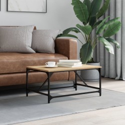 vidaXL Tavolino da Salotto Rovere Sonoma 75x50x35cm Legno Multistrato