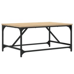 vidaXL Tavolino da Salotto Rovere Sonoma 75x50x35cm Legno Multistrato