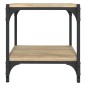Mobile TV Rovere Sonoma 40x33x41 cm Legno Multistrato e Acciaio Mobile TV Rovere Sonoma 40x33x41 cm Legno Multistrato e Acciaio