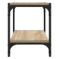 Mobile TV Rovere Sonoma 40x33x41 cm Legno Multistrato e Acciaio Mobile TV Rovere Sonoma 40x33x41 cm Legno Multistrato e Acciaio