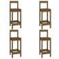 Set da Bar 5 pz Miele in Legno Massello di Pino Set da Bar 5 pz Miele in Legno Massello di Pino