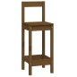 Set da Bar 5 pz Miele in Legno Massello di Pino Set da Bar 5 pz Miele in Legno Massello di Pino