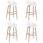 vidaXL Set da Bar 5 pz Bianco vidaXL Set da Bar 5 pz Bianco