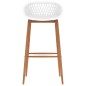 vidaXL Set da Bar 5 pz Bianco vidaXL Set da Bar 5 pz Bianco