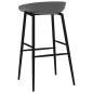 vidaXL Set da Bar 7 pz Nero e Grigio vidaXL Set da Bar 7 pz Nero e Grigio