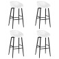 vidaXL Set da Bar 5 pz Bianco vidaXL Set da Bar 5 pz Bianco