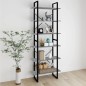 vidaXL Scaffale Alto Grigio Sonoma 80x30x210 cm in Legno Multistrato vidaXL Scaffale Alto Grigio Sonoma 80x30x210 cm in Legno Multistrato
