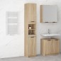 Mobile da Bagno Rovere Sonoma 32x34x188,5 cm Legno Multistrato Mobile da Bagno Rovere Sonoma 32x34x188,5 cm Legno Multistrato