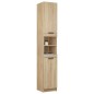Mobile da Bagno Rovere Sonoma 32x34x188,5 cm Legno Multistrato Mobile da Bagno Rovere Sonoma 32x34x188,5 cm Legno Multistrato