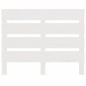 vidaXL Testiera per Letto Bianca 100x3x80 cm in Legno Massello di Pino