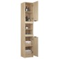 Mobile da Bagno Rovere Sonoma 32x34x188,5 cm Legno Multistrato Mobile da Bagno Rovere Sonoma 32x34x188,5 cm Legno Multistrato