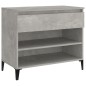 Scarpiera Grigio Cemento 70x36x60 cm in Legno Multistrato Scarpiera Grigio Cemento 70x36x60 cm in Legno Multistrato